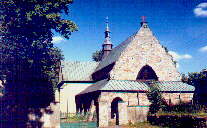 Chlewiska -Koci parafialny z XIII w. romasko-gotycki